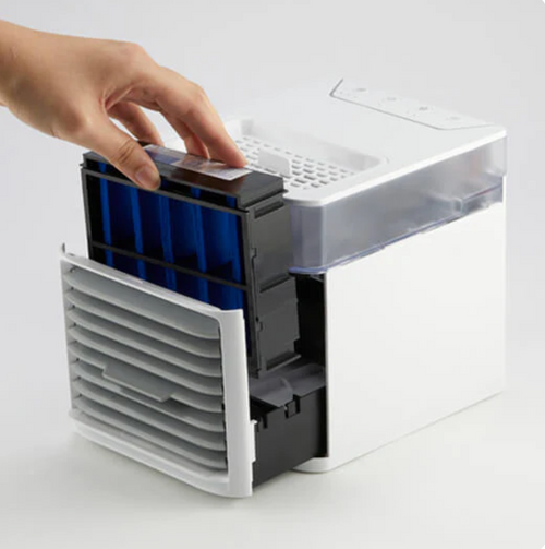 Climatizador de Ar Portátil 3 em 1 — Refresca, Ventila e Humidifica