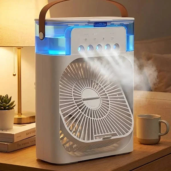 Ventilador e Humidificador 4 em 1