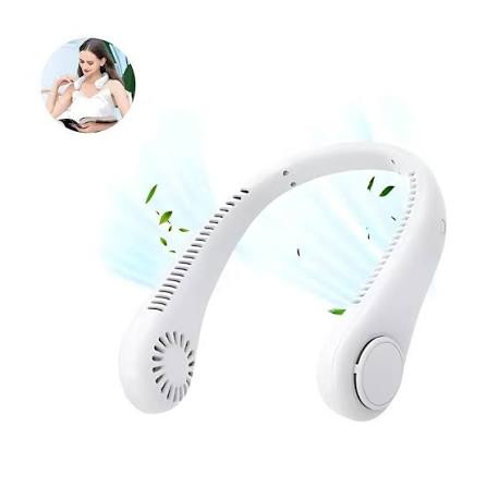 Ventilador de Pescoço Portátil 3 Velocidades