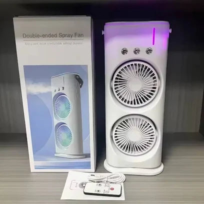 Climatizador Duplo Evaporativo Portátil com Bateria