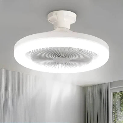 Ventilador de Teto 2 em 1 com Luz LED e Comando